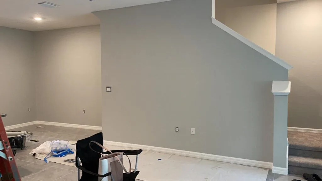 Repaired and painted interior walls in Gainesville, FL