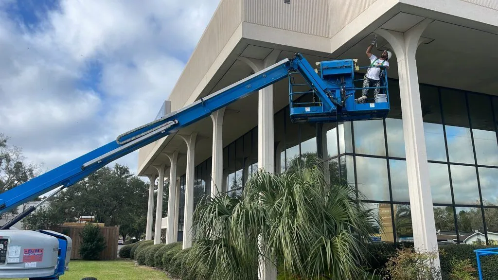 Office building exterior painting in Gainesville, FL