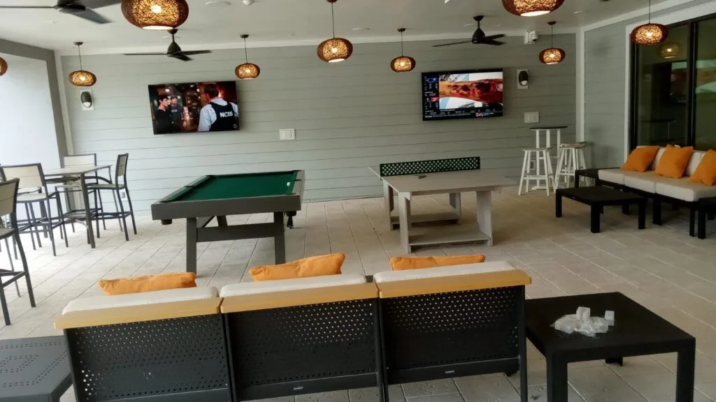 Apartment clubhouse interior painting in Gainesville, FL