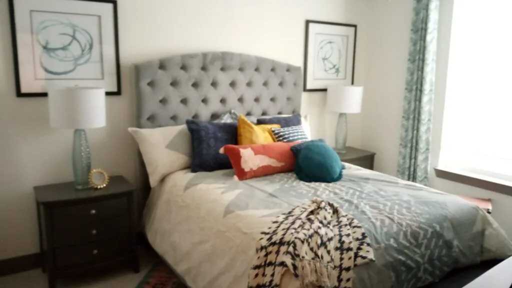 Freshly painted bedroom in Gainesville, FL