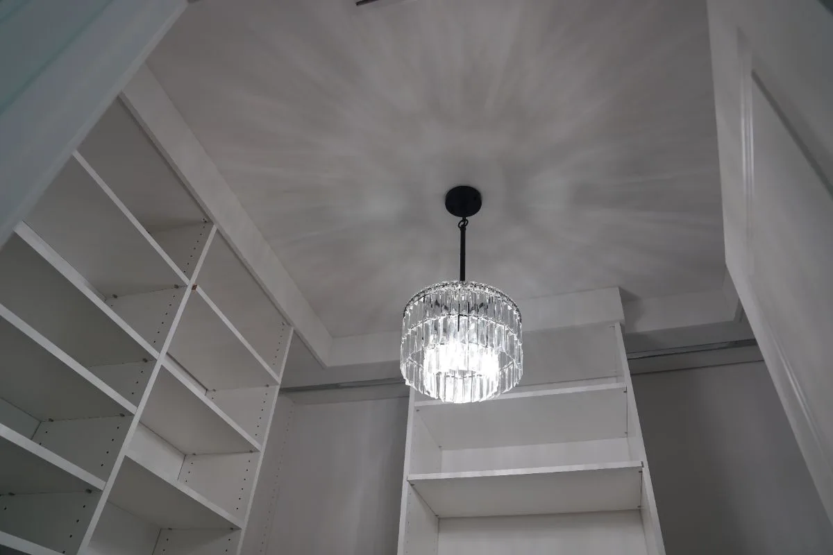 Smooth painted ceiling and built-in shelves in Gainesville, FL