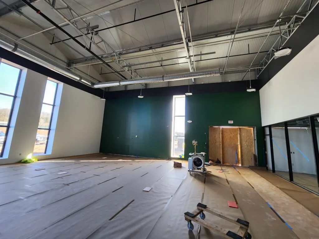 AppHarvest office interior commercial painting by HVR Painting