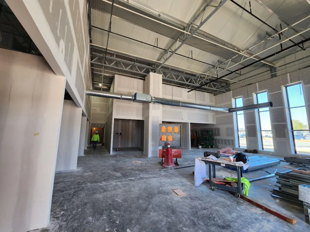AppHarvest office interior commercial painting by HVR Painting