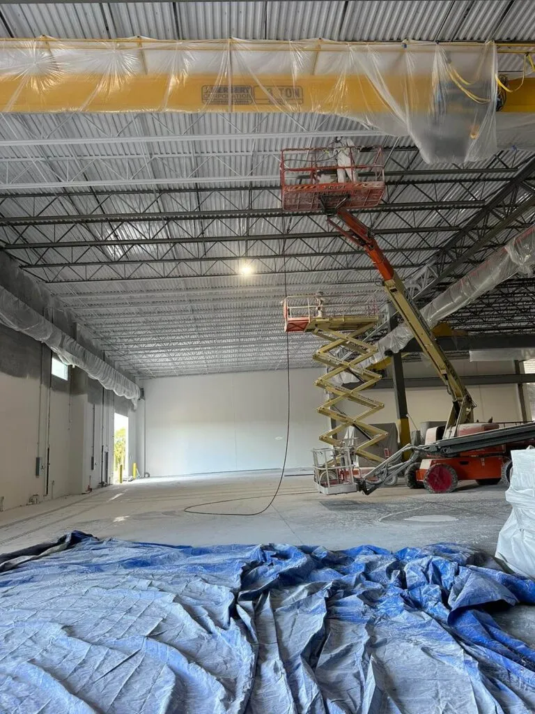 Kemco Industries interior commercial painting by HVR Painting