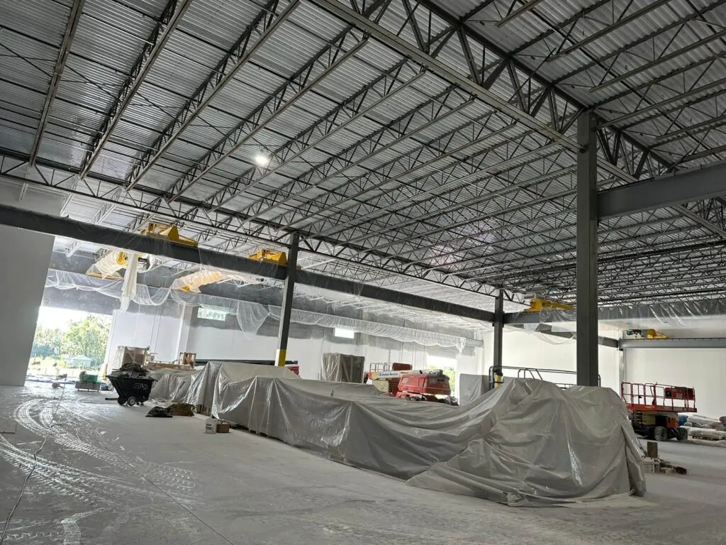Kemco Industries interior commercial painting by HVR Painting