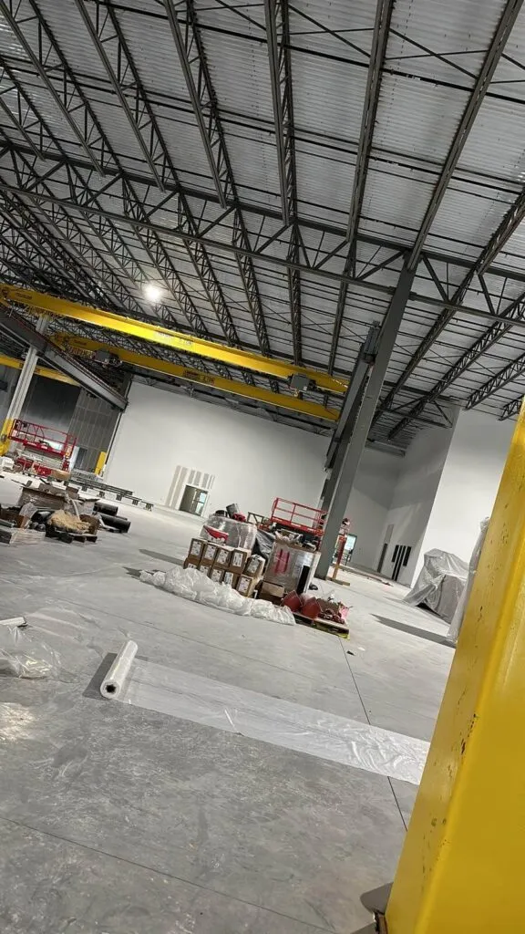Kemco Industries interior commercial painting by HVR Painting