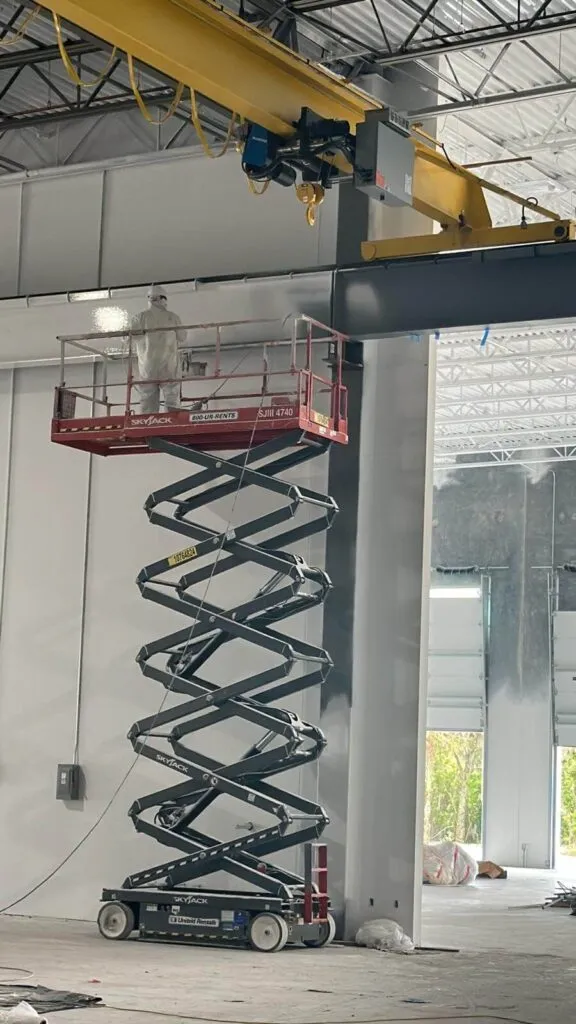 Kemco Industries interior commercial painting by HVR Painting