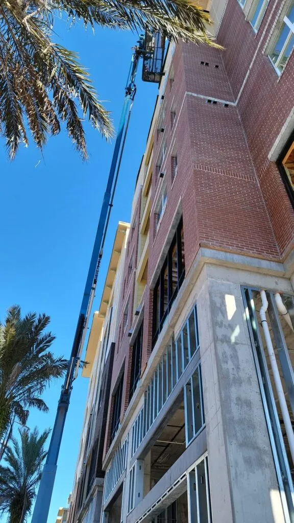 Stadium House apartments exterior commercial painting by HVR Painting