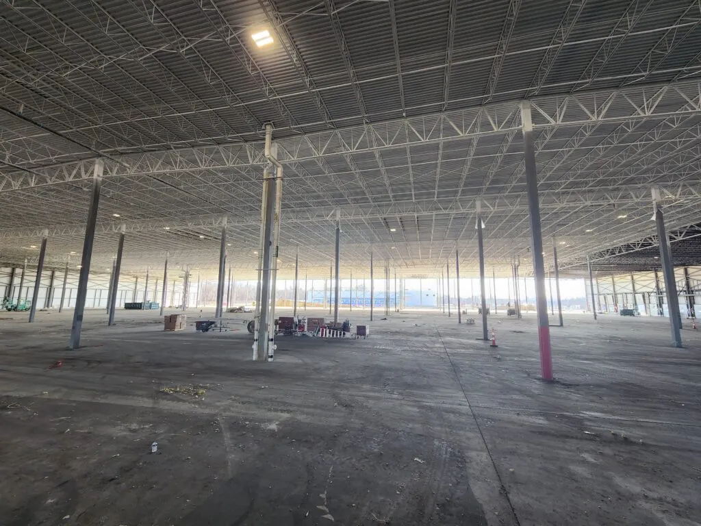 Target store interior commercial painting by HVR Painting